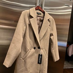 Brown wool coat